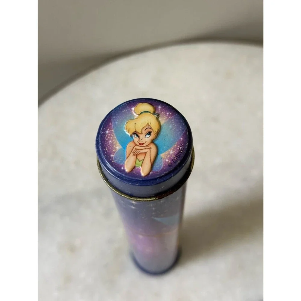 Disneyland Parks Tinker Bell Pencil Holder Straw Case with Fairy Charm Vintage
